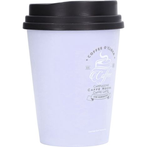 Mini humidificateur USB 300ml - Tasse design silencieux avec arrêt automatique - Léger et compact pour bureau, voiture ou maison - Violet (1/5)