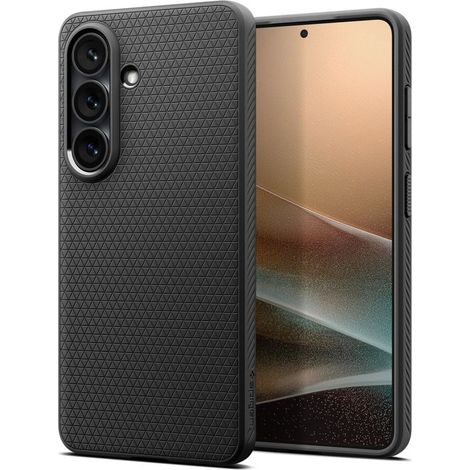 Cover per Samsung Galaxy S26+ Liquid Air - nero opaco (1/5)