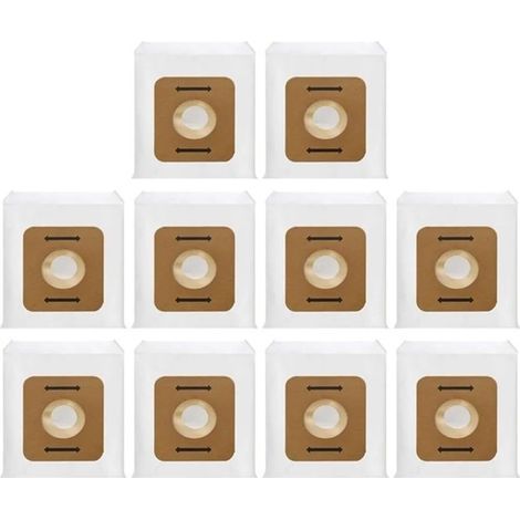Compatible with Atrix VACBP6 backpack vacuum cleaner accessories: VACBP36V / VACBPAl filter dust bags (10-pack) (1/4)