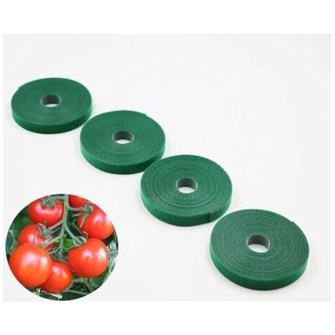 Plant ties, garden ties, reusable plant ties, self-adhesive ties, soft plant ties, plant supports, tomato ties, grapevine ties, 5 m x 1.2 cm, pcs--DTEKGAZ