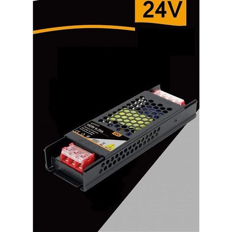 TrAdE Shop Traesio - Alimentatore Slim Stabilizzato 24v 150w Switch Trasformatore 6.25mha Fhyla150w24v - (1/5)