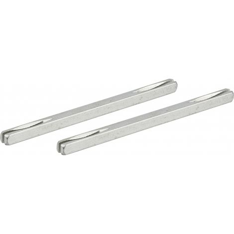 Thirard – Lot de 2 carrés fendus 6x110mm – Accessoire pour porte intérieure – Acier pour installation parfaite – Garantie 2 ans