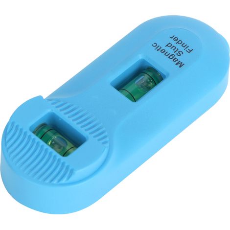 Détecteur de montants magnétique portable avec niveau à bulle, outil de repérage métallique pour cloisons (10x3.7x2cm) (1/5)