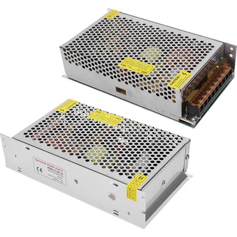 Aramox LED-3D-Drucker-Netzteil mit langer Lebensdauer und hoher Effizienz aus Aluminiumlegierung mit Überlastschutz, 24 V DC-Ausgang (S-240-24 (24 V / 10 A /