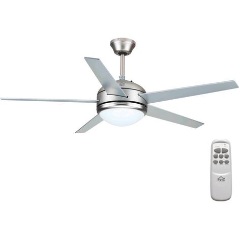 Ventilatore da a Soffitto Casa Ufficio con 5 Pale Luce e Telecomando 3 Velocita' (1/3)