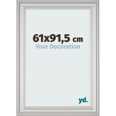 yd. - Cadre photo 61x91.5 - Argent Mat - MDF - Lazio