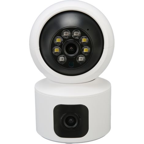 Caméra de sécurité HD 2K couleur avec vision nocturne, sans fil, pour animaux de compagnie, surveillance WiFi pour enfants, détection de mouvement et alarmes (1/5)