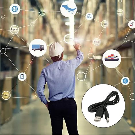 Revoluciona la forma en que cargas tus dispositivos con este cable adaptador USB-A a CC para una alimentación ininterrumpida.