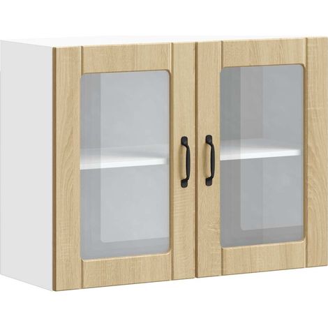Maison Exclusive - Armario de cocina de pared con puerta de crist