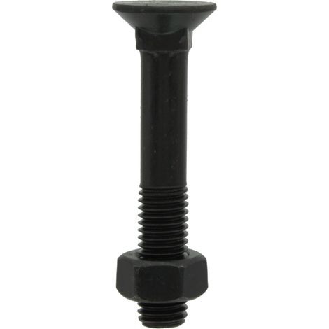Boulon de charrue avec écrou M12x1,75 longueur 75 mm classe 12,9 DIN 608 charrue 1275812