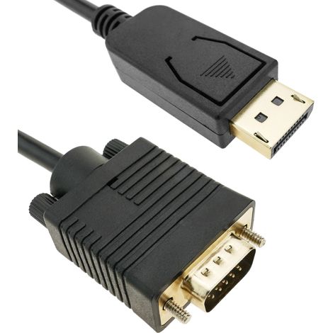 BeMatik - DisplayPort Câble VGA mâle à mâle 3 m (1/5)