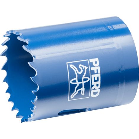 PFERD TOOLS Bi-Metall Lochsäge Co8/M42 Ø 41 mm Schnitttiefe 36 mm für Stahl, Edelstahl, Blech, Holz (1/4)