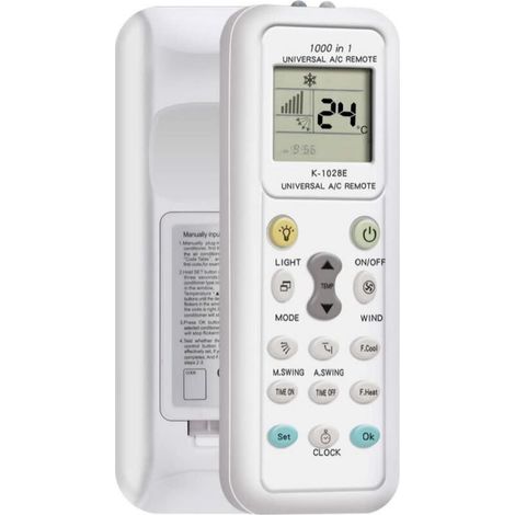 Télécommande universelle de climatiseur réglage universel à un bouton-1pc (1/5)