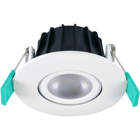 Sylvania – Spot encastrable LED 5,4W 550 lumens – CCT 3000K/4000K – IP65 – Orientable 360° – Dimmable – Durée de vie 82 000h (1/6)