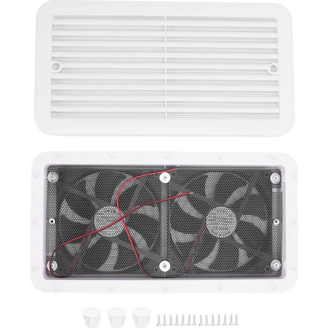Ventilateur d'extraction latéral pour camping-car, caravane ou yacht, 24 V, 5 W, sortie d'air unidirectionnelle (1/5)