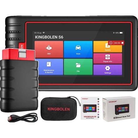 Escáner de diagnóstico OBD2, conectividad Bluetooth, 28 funciones de reinicio, reinicios de los 28 sistemas, actualizaciones gratuitas de por vida. (1/2)