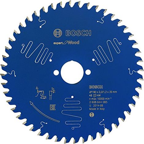 Bosch Accessories 2608644085 - Lama per sega circolare CSB Expert legno: 190x30x48D, Nero (1/3)