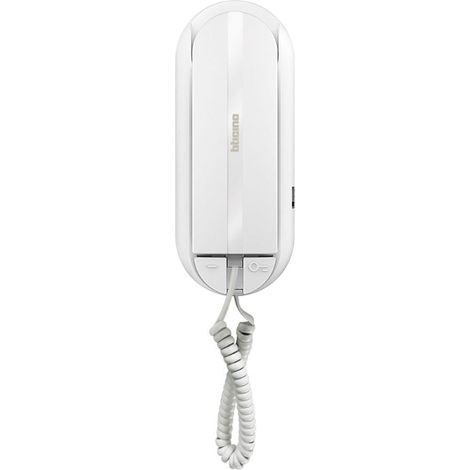 Bticino – Interphone 2 fils Sprint L2 avec bouton d'activation serrure – Compatible avec installation vidéo – Volume réglable sur 3 niveaux