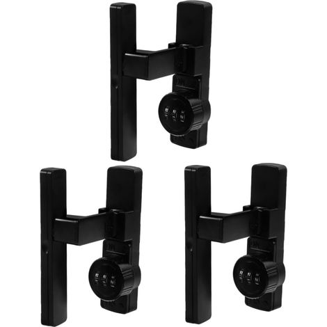 de 3 cadenas à combinaison robustes pour armoires serrure