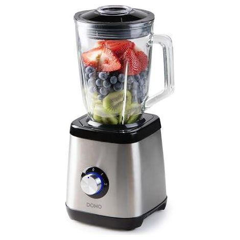 Domo DO1133BL Mixer grau metallisiert 1000 W 1,5 L