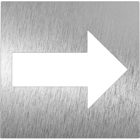 Pictogramme en Acier Inoxydable "Direction" - Fricosmos