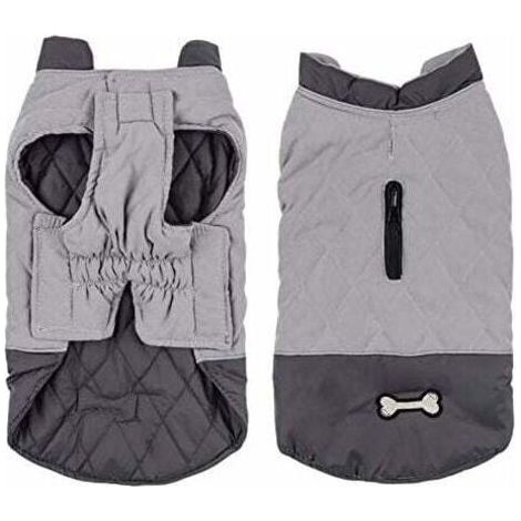 QORVA-Veste Imperméable pour Chien (Gris XS)-Fei Yu