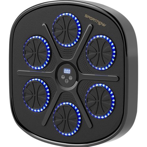 Macchina da boxe musicale Bluetooth LED da parete nera DESVIAE (1/5)
