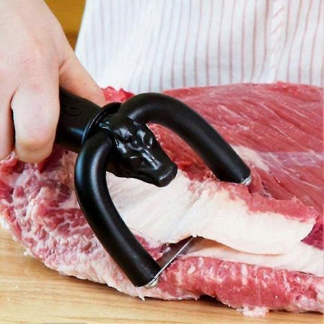 Trancheuse à viande automatique, machine à découper la viande, trancheuse de table pour la livraison de viande, découpe facile de viande congelée et de mouton fg2025031700228