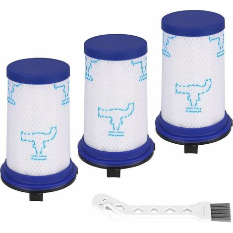 3pccs Moving filters for Rowenta Air Force 360 RH9051WO RH9057WO RH9059WO RH9081WO RH9086WO & Tefal Air Force 360 Vacuum, Alternative replacement accessories in ZR009001 (1/5)