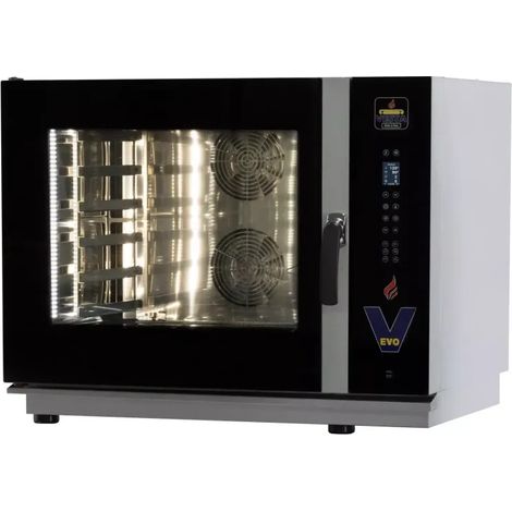 Four mixte professionnel - 6 GN 1/1 - Écran LCD - WiFi - 30-240°C - Double vitrage - Vesta