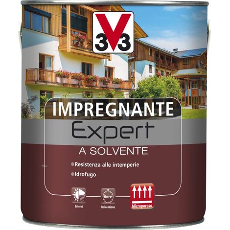 Impregnante Solvente 2,5 Noce Medio per Legno Esterno (1/2)