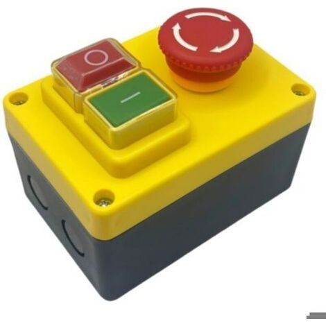Interrupteur 16A 250V avec arrêt d’urgence – pour machine (1/5)