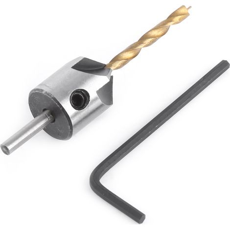 Mèche à fraiser pour bois - Queue ronde 3,5mm pour menuiserie et charpente (1/2)