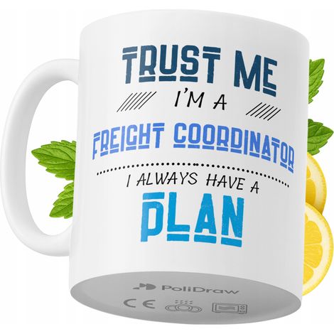 Mug humoristique pour coordinateur de fret, avec un texte amusant et un design graphique original. Idéal pour les anniversaires, les fêtes et les occasions spéciales. Mug premium pour la maison, le bu (1/5)