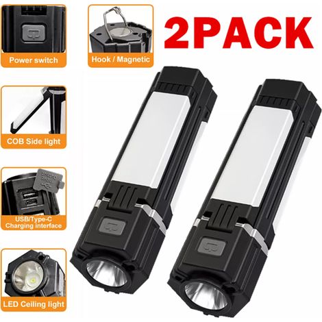 Versatile Rechargeable Camping Lantern with Magnetic Top and Collapsible Design for Outdoor Activities and Emergency Lighting (1/5)