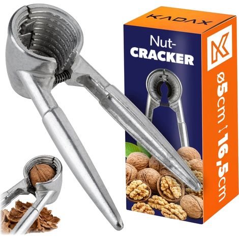 Cascanueces, metal resistente, diseño ergonómico, color plata. (1/5)