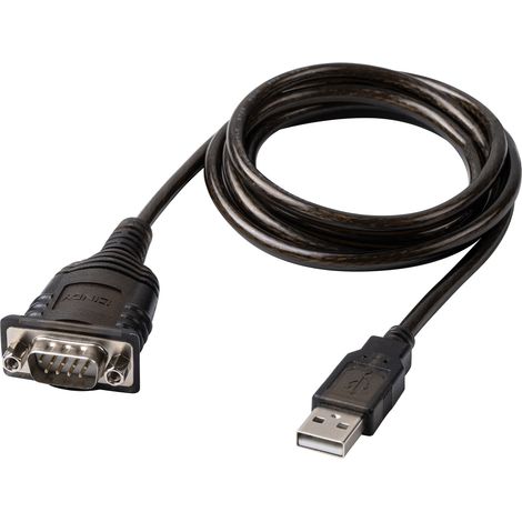 Lindy 43413 câble Série Gris 1,5 m USB Type-A RS-232
