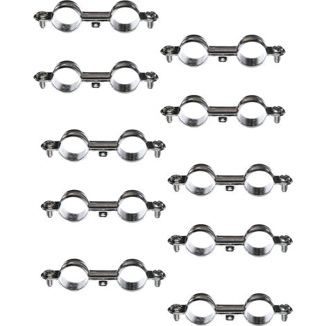RAM - Collier métallique double Ø12mm 10 pcs - 53012 (1/2)