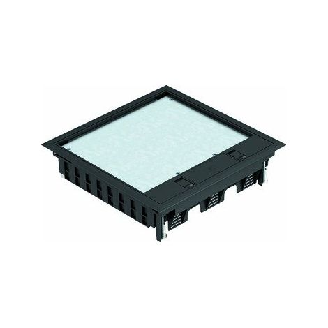 OBO-BETTERMANN SET PORTAMECANISMO GES9 3SU9011 PC/ABS GRAFITE NERO 7405085
