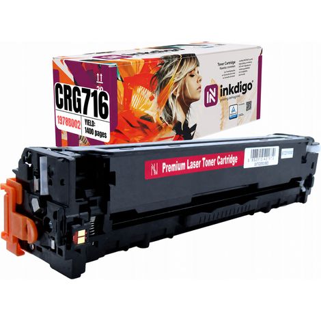 Inkdigo Toner CRG716M kompatibel mit Canon imageCLASS MF8050cn LBP5050 TÜV-zertifiziert (1/5)