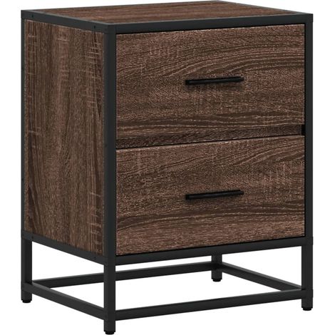 Maison Exclusive - Comodino Rovere Marrone 40x31x50 cm in Truciolato