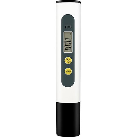 Testeur de Qualité de l'eau Digital Mètre avec Grand Ecran LCD Numérique pour l'industrie Domestique Hydrothérapie, Moniteur de la Qualité d'eau Potable(Noir) (1/5)