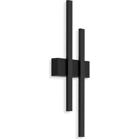 Telefunken LED Applique murale d'extérieur, 47 cm, 8 W, noir, Briloner Leuchten