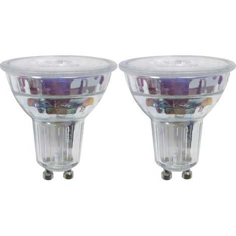 Ampolla Trasparente Spot Riflettore Led Gu10 3.6w 345lm Bianco Caldo Confezione da 2 - Prolight