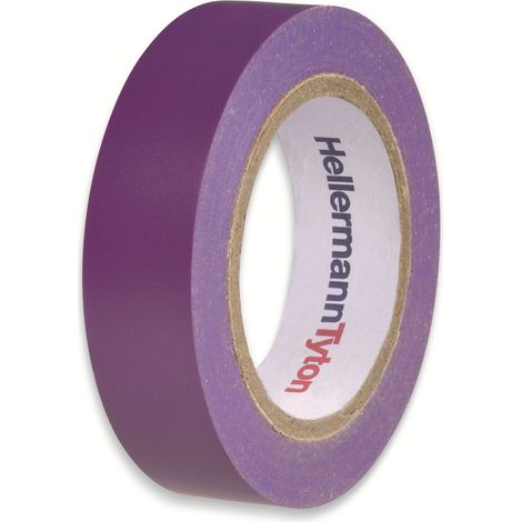 HellermannTyton HelaTape Flex 15 710-00109 Isolierband HelaTape Flex 15 Violett (L x B) 10 m x 15 mm (1/3)