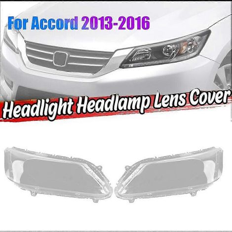 Para Honda Accord 2013-2016 - Cubierta de lente de faro delantero, carcasa de lámpara de faro delantero, cubierta de luz de automóvil