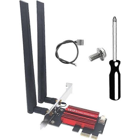 QCNCM865 Tri-Band 2,4 GHz/5 GHz/6 GHz 9256 Mbps WLAN-Adapterkarte PCI-E BT5.4 für Windows 10/11 Desktop-PCs (1/5)