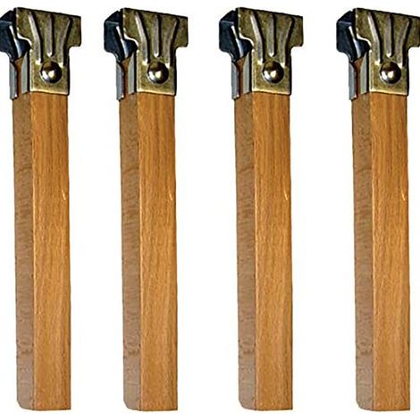 Pata Somier 250X30X30Mm Cuadrada El Zorro Madera 4 Pz (1/3)