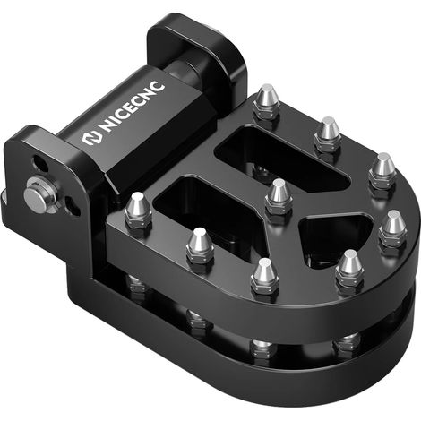 Extensión del pedal de freno, ajustable en dos posiciones, superficie antideslizante, color negro. (1/2)