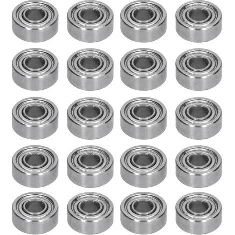 20 Roulements à Billes Gorge Profonde Double Joint Étanche Métal pour Équipements Industriels 3600-0410-0004 (1/5)